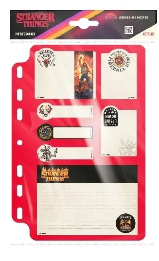 Karteczki samoprzylepne Stranger Things