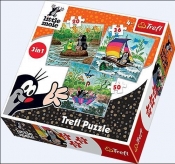 Puzzle Krecik - Zabawy w wodzie - Puzzle 3w1 (34186)