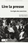 Lire la presse corrige Bernadette Chovelon