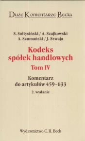 Kodeks spółek handlowych t.4