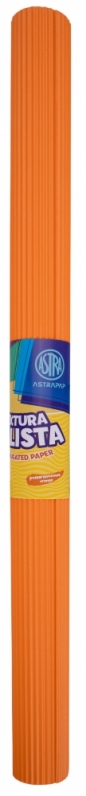 Tektura falista rolka Astrapap B2 50x70cm - pomarańczowa