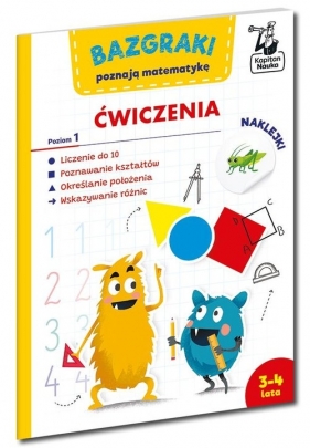 Bazgraki poznają matematykę. Ćwiczenia. Poziom 1 - Leszek Rogala