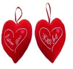 Serce Kiss Me/I Love You 20cm MIX