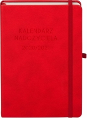Kalendarz 2021/2022 Nauczyciela A5 czerwony TDW