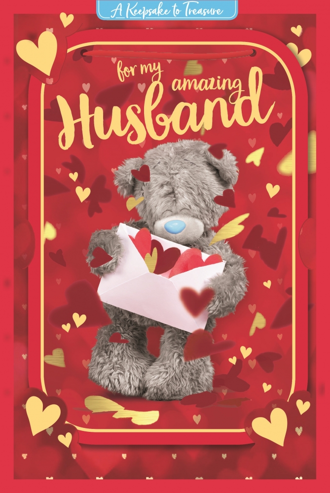 Kartka holograficzna 3D - For my amazing husband