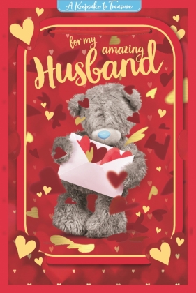 Kartka holograficzna 3D - For my amazing husband