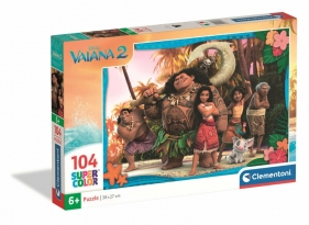 Puzzle - Super Kolor - Vaiana 2, 104 el.