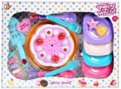 Zestaw deserowy z tortem