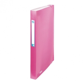Teczka z przegródkami Elba Urban kolor: przejrzysty/różowy (400104380)