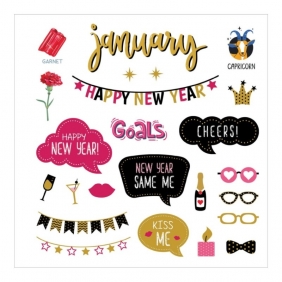 Książka z naklejkami 900szt - A Year in Stickers