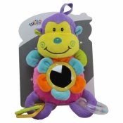 Grzechotka z dodatkami New Baby Małpka 23 cm (4839c)