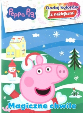 Świnka Peppa. Dodaj kolorów z naklejkami - Opracowanie zbiorowe