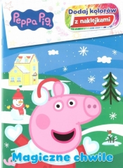 Świnka Peppa. Dodaj kolorów z naklejkami - Opracowanie zbiorowe