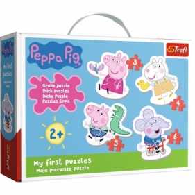 Trefl, Puzzle Baby Classic 4w1: Urocza Świnka Peppa (36086)