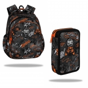 Zestaw szkolny plecak i piórnik z wyposażeniem. Coolpack Gamer