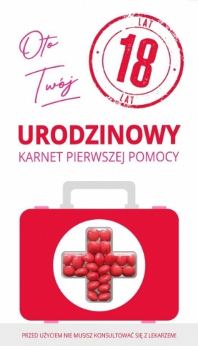 Karnet urodziny 18 - .