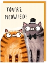 Karnet 298 Ślub Koty You're MEOWIED!