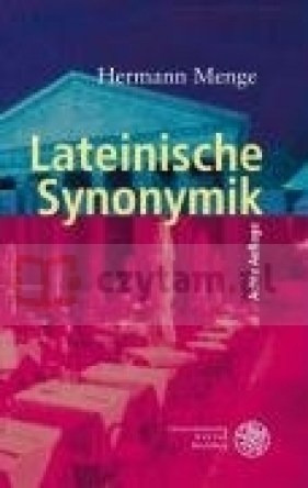 Lateinische Synonymik - Hermann Menge