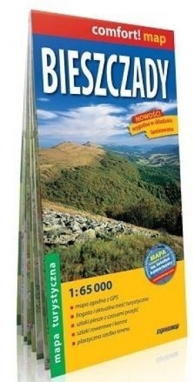 Comfort! map Bieszczady mapa turystyczna 1:65 000 - Opracowanie zbiorowe