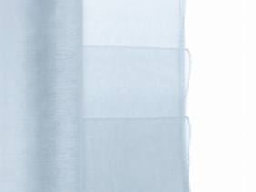Organza gładka błękit 0,36x9m