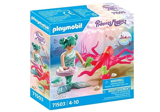 Zestaw figurek Princess Magic 71503 Syrenka ze zmieniającą kolory ośmiornicą (71503)