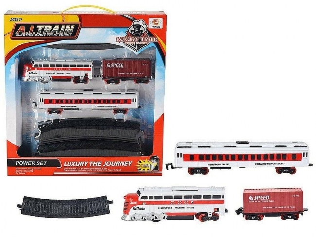 Kolejka na baterie światło i dźwięk