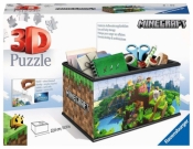 Ravensburger, Puzzle 3D 216: Szkatułka Minecraft (11286)