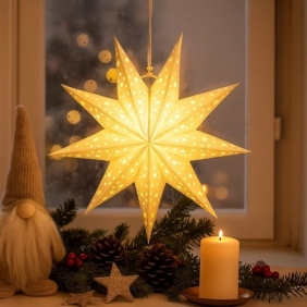 Papierowa gwiazda LED (BP5869)
