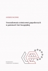 Uwarunkowania zróżnicowań gospodarczych... Andrzej Paczoski