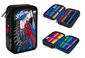 Coolpack, Piórnik podwójny z wyposażeniem Jumper 2 Disney Core - Spiderman (F066777)