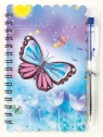  Notes na spirali z długopisem Butterfly 30K