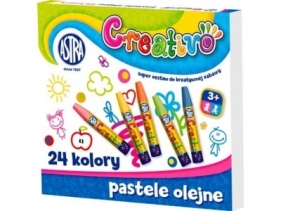 Pastele olejne Creativo Astra, 24 kolory