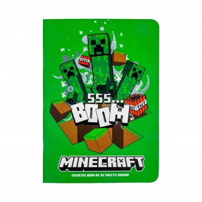 Zeszyt A4 32k. kratka Minecraft