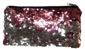 Piórnik cekinowy różowy (STN1525)