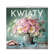 Kalendarz ścienny kwadrat - Kwiaty