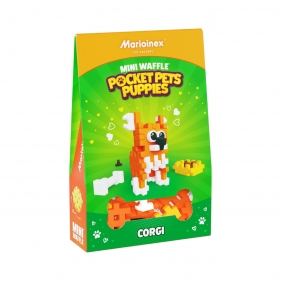 Mini Waffle Pocket Pets, Puppies - Corgi, 49 el.