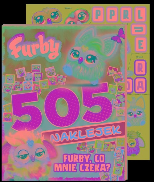 <img src='https://webimage.pl/pics/870/8/d58448B.jpg' style='height:440px' /> Furby. 505 naklejek.Furby, co mnie czeka?