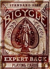Karty Expert Back Red BICYCLE