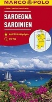 Mapa drogowa Sardynia 1:2000 000 MARCO POLO - Praca zbiorowa