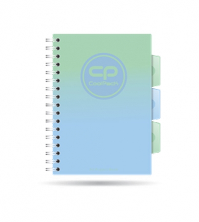 <img src='https://webimage.pl/pics/871/1/d5903686331022.jpg' style='height:440px' /> Kołozeszyt A5 100k kratka PP Coolpack gradient mojito