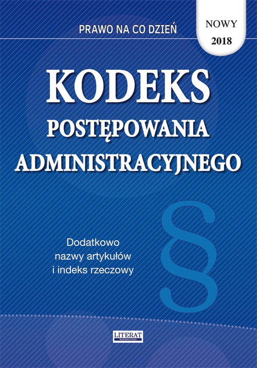 Kodeks postępowania administracyjnego 2018