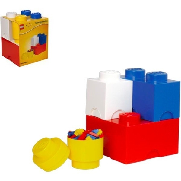 Lego, zestaw pojemników klocek 4w1 (40150001)