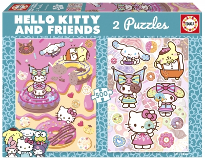 <img src='https://webimage.pl/pics/871/5/d8412668205871.jpg' style='height:440px' /> Puzzle Hello Kitty 2 x 500 el 114136