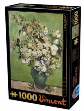 Puzzle 1000: Różowe róże, Van Gogh