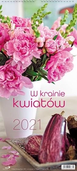 Kalendarz 2021 Ścienny W krainie kwiatów