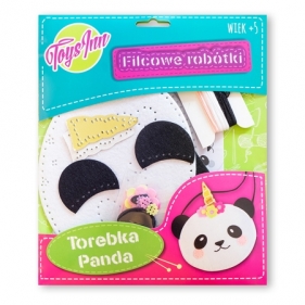 Filcowa torebka na ramię Panda (STN 6871)