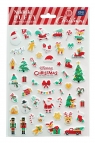  Naklejki puffy - Christmas, 50 szt.