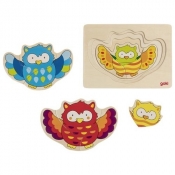 Puzzle warstwowe: sowy (GOKI-57687)