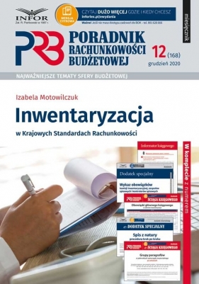 Inwentaryzacja w Krajowych Standardach Rachunkowości - Izabela Motowilczuk