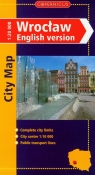 Wrocław english version city map